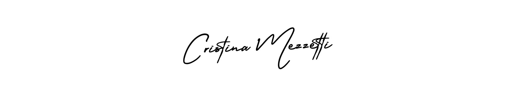 You should practise on your own different ways (AmerikaSignatureDemo-Regular) to write your name (Cristina Mezzetti) in signature. don't let someone else do it for you. Cristina Mezzetti signature style 3 images and pictures png