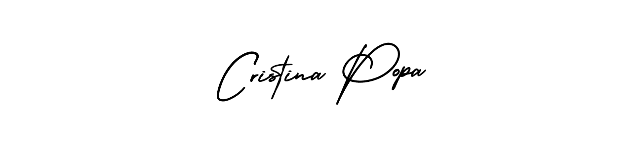 How to Draw Cristina Popa signature style? AmerikaSignatureDemo-Regular is a latest design signature styles for name Cristina Popa. Cristina Popa signature style 3 images and pictures png