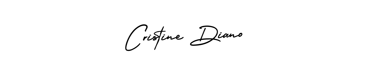 Make a beautiful signature design for name Cristine Diano. With this signature (AmerikaSignatureDemo-Regular) style, you can create a handwritten signature for free. Cristine Diano signature style 3 images and pictures png