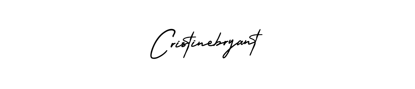 How to make Cristinebryant name signature. Use AmerikaSignatureDemo-Regular style for creating short signs online. This is the latest handwritten sign. Cristinebryant signature style 3 images and pictures png