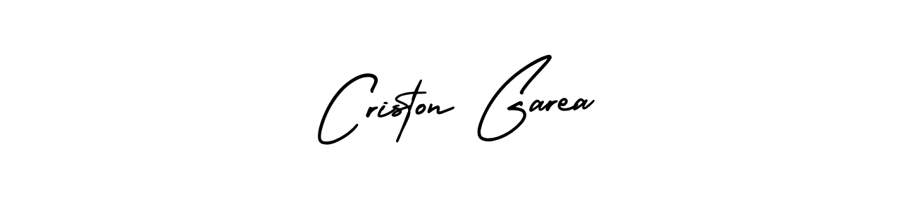 The best way (AmerikaSignatureDemo-Regular) to make a short signature is to pick only two or three words in your name. The name Criston Garea include a total of six letters. For converting this name. Criston Garea signature style 3 images and pictures png