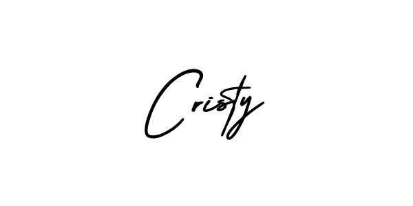 Design your own signature with our free online signature maker. With this signature software, you can create a handwritten (AmerikaSignatureDemo-Regular) signature for name Cristy. Cristy signature style 3 images and pictures png