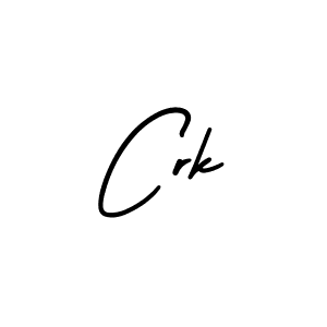 Design your own signature with our free online signature maker. With this signature software, you can create a handwritten (AmerikaSignatureDemo-Regular) signature for name Crk. Crk signature style 3 images and pictures png