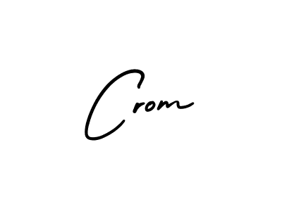 if you are searching for the best signature style for your name Crom. so please give up your signature search. here we have designed multiple signature styles  using AmerikaSignatureDemo-Regular. Crom signature style 3 images and pictures png