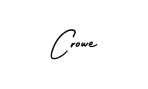 How to make Crowe name signature. Use AmerikaSignatureDemo-Regular style for creating short signs online. This is the latest handwritten sign. Crowe signature style 3 images and pictures png