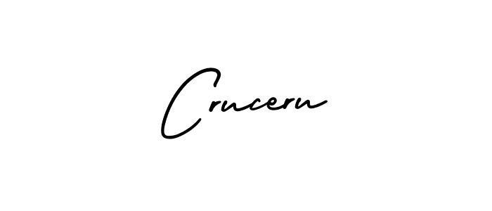 Use a signature maker to create a handwritten signature online. With this signature software, you can design (AmerikaSignatureDemo-Regular) your own signature for name Cruceru. Cruceru signature style 3 images and pictures png