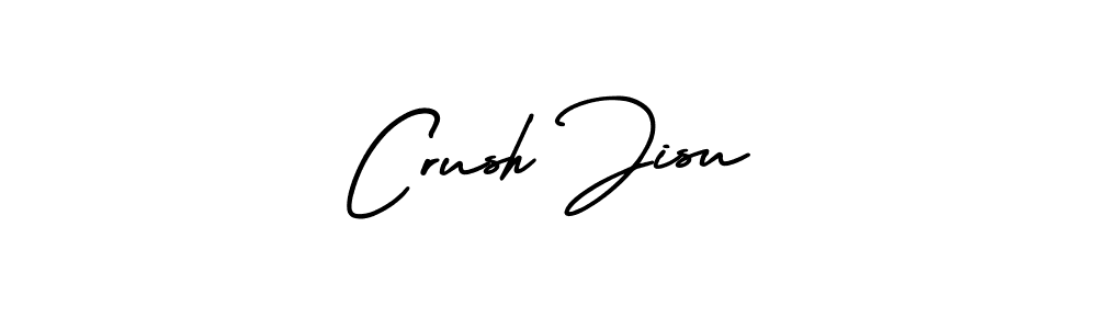 How to Draw Crush Jisu signature style? AmerikaSignatureDemo-Regular is a latest design signature styles for name Crush Jisu. Crush Jisu signature style 3 images and pictures png