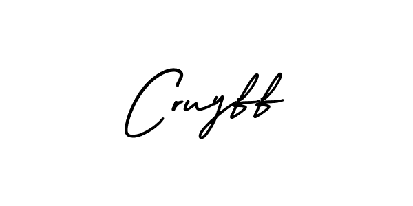 How to Draw Cruyff signature style? AmerikaSignatureDemo-Regular is a latest design signature styles for name Cruyff. Cruyff signature style 3 images and pictures png