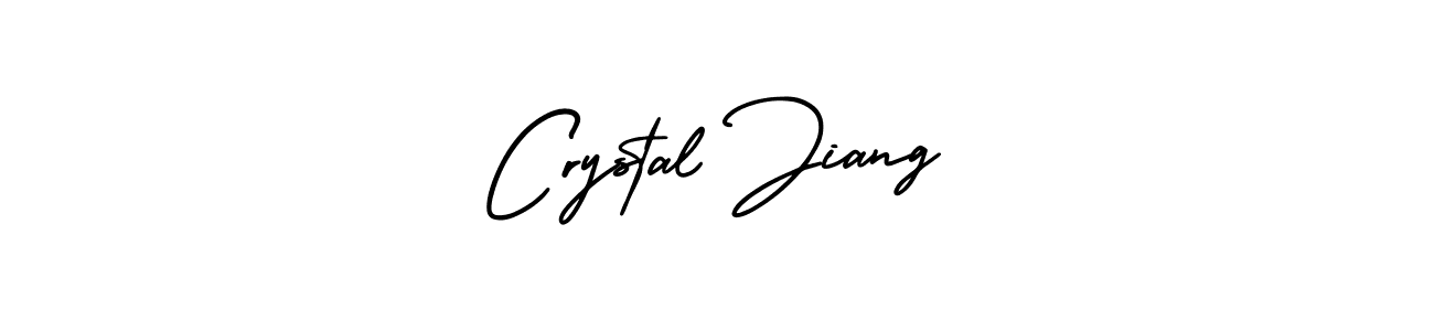 Check out images of Autograph of Crystal Jiang name. Actor Crystal Jiang Signature Style. AmerikaSignatureDemo-Regular is a professional sign style online. Crystal Jiang signature style 3 images and pictures png