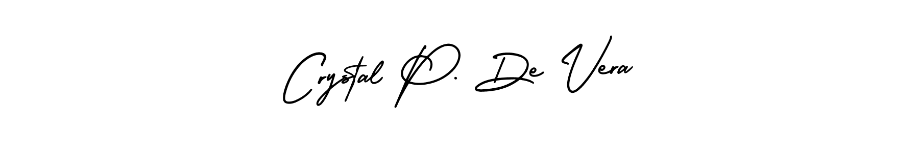 AmerikaSignatureDemo-Regular is a professional signature style that is perfect for those who want to add a touch of class to their signature. It is also a great choice for those who want to make their signature more unique. Get Crystal P. De Vera name to fancy signature for free. Crystal P. De Vera signature style 3 images and pictures png