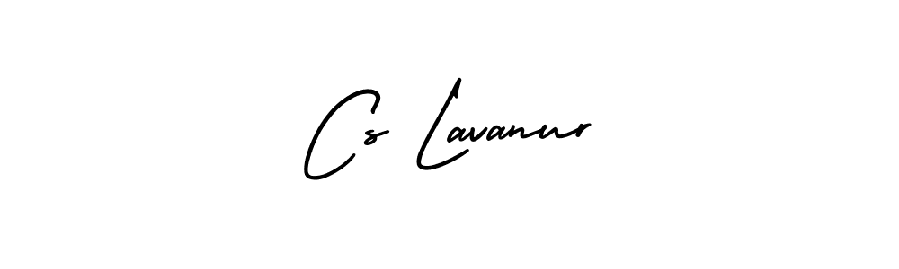 How to make Cs Lavanur signature? AmerikaSignatureDemo-Regular is a professional autograph style. Create handwritten signature for Cs Lavanur name. Cs Lavanur signature style 3 images and pictures png