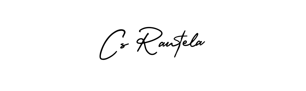 It looks lik you need a new signature style for name Cs Rautela. Design unique handwritten (AmerikaSignatureDemo-Regular) signature with our free signature maker in just a few clicks. Cs Rautela signature style 3 images and pictures png