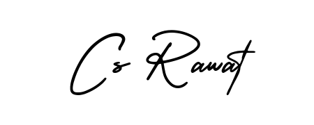 Designed for modern professionals: Cs Rawat name signature crafted with AmerikaSignatureDemo-Regular script. Ready for digital PDF workflows. Cs Rawat signature style 3 images and pictures png