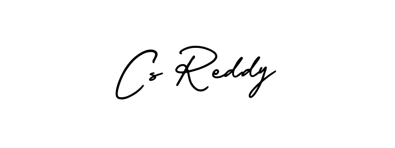 The best way (AmerikaSignatureDemo-Regular) to make a short signature is to pick only two or three words in your name. The name Cs Reddy include a total of six letters. For converting this name. Cs Reddy signature style 3 images and pictures png