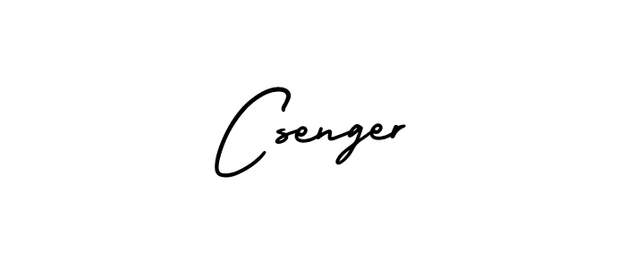 Create a beautiful signature design for name Csenger. With this signature (AmerikaSignatureDemo-Regular) fonts, you can make a handwritten signature for free. Csenger signature style 3 images and pictures png