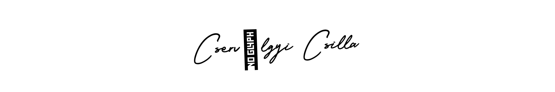 It looks lik you need a new signature style for name Cservölgyi Csilla. Design unique handwritten (AmerikaSignatureDemo-Regular) signature with our free signature maker in just a few clicks. Cservölgyi Csilla signature style 3 images and pictures png