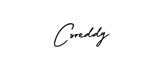 Make a beautiful signature design for name Csreddy. With this signature (AmerikaSignatureDemo-Regular) style, you can create a handwritten signature for free. Csreddy signature style 3 images and pictures png