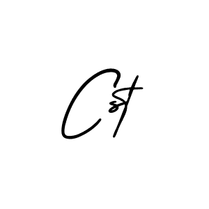 Use a signature maker to create a handwritten signature online. With this signature software, you can design (AmerikaSignatureDemo-Regular) your own signature for name Cst. Cst signature style 3 images and pictures png