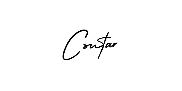 Create a beautiful signature design for name Csutar. With this signature (AmerikaSignatureDemo-Regular) fonts, you can make a handwritten signature for free. Csutar signature style 3 images and pictures png