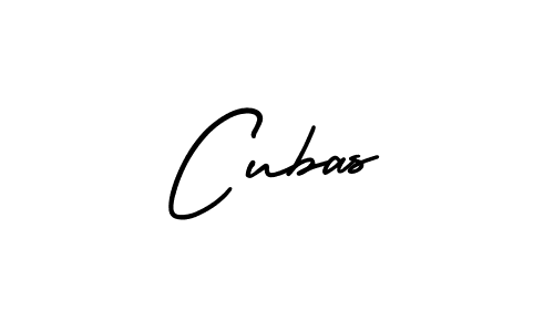 Cubas stylish signature style. Best Handwritten Sign (AmerikaSignatureDemo-Regular) for my name. Handwritten Signature Collection Ideas for my name Cubas. Cubas signature style 3 images and pictures png