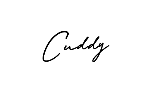 Use a signature maker to create a handwritten signature online. With this signature software, you can design (AmerikaSignatureDemo-Regular) your own signature for name Cuddy. Cuddy signature style 3 images and pictures png