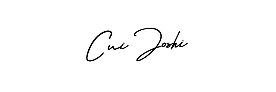 Cui Joshi stylish signature style. Best Handwritten Sign (AmerikaSignatureDemo-Regular) for my name. Handwritten Signature Collection Ideas for my name Cui Joshi. Cui Joshi signature style 3 images and pictures png