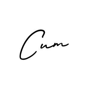 Use a signature maker to create a handwritten signature online. With this signature software, you can design (AmerikaSignatureDemo-Regular) your own signature for name Cum. Cum signature style 3 images and pictures png