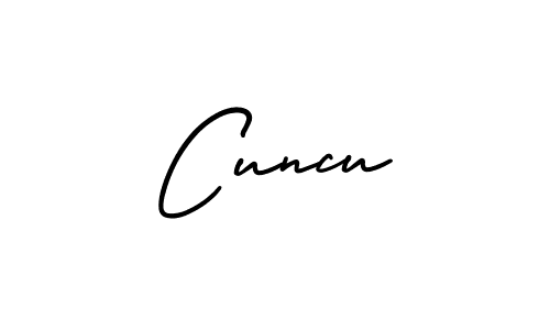 Design your own signature with our free online signature maker. With this signature software, you can create a handwritten (AmerikaSignatureDemo-Regular) signature for name Cuncu. Cuncu signature style 3 images and pictures png