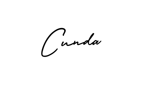 Cunda stylish signature style. Best Handwritten Sign (AmerikaSignatureDemo-Regular) for my name. Handwritten Signature Collection Ideas for my name Cunda. Cunda signature style 3 images and pictures png