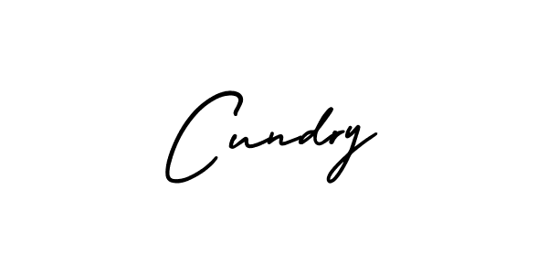 The best way (AmerikaSignatureDemo-Regular) to make a short signature is to pick only two or three words in your name. The name Cundry include a total of six letters. For converting this name. Cundry signature style 3 images and pictures png