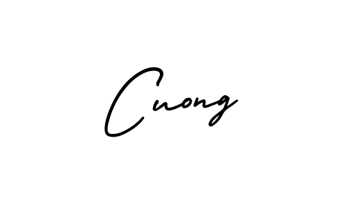 How to make Cuong name signature. Use AmerikaSignatureDemo-Regular style for creating short signs online. This is the latest handwritten sign. Cuong signature style 3 images and pictures png