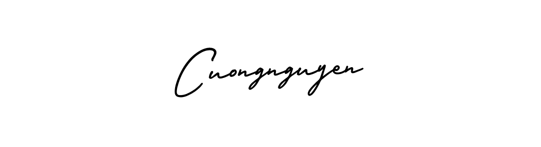 Make a beautiful signature design for name Cuongnguyen. With this signature (AmerikaSignatureDemo-Regular) style, you can create a handwritten signature for free. Cuongnguyen signature style 3 images and pictures png