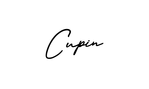 How to make Cupin name signature. Use AmerikaSignatureDemo-Regular style for creating short signs online. This is the latest handwritten sign. Cupin signature style 3 images and pictures png
