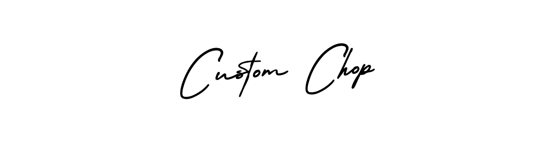 if you are searching for the best signature style for your name Custom Chop. so please give up your signature search. here we have designed multiple signature styles  using AmerikaSignatureDemo-Regular. Custom Chop signature style 3 images and pictures png