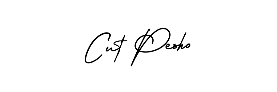 How to Draw Cut Pesho signature style? AmerikaSignatureDemo-Regular is a latest design signature styles for name Cut Pesho. Cut Pesho signature style 3 images and pictures png
