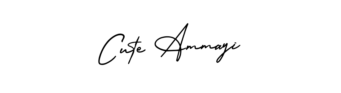 Also we have Cute Ammayi name is the best signature style. Create professional handwritten signature collection using AmerikaSignatureDemo-Regular autograph style. Cute Ammayi signature style 3 images and pictures png