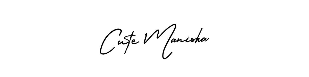 You can use this online signature creator to create a handwritten signature for the name Cute Manisha. This is the best online autograph maker. Cute Manisha signature style 3 images and pictures png