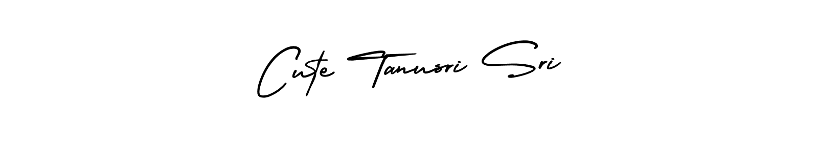 Make a short Cute Tanusri Sri signature style. Manage your documents anywhere anytime using AmerikaSignatureDemo-Regular. Create and add eSignatures, submit forms, share and send files easily. Cute Tanusri Sri signature style 3 images and pictures png