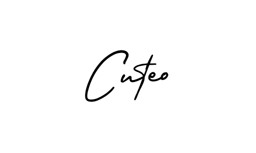 How to Draw Cuteo signature style? AmerikaSignatureDemo-Regular is a latest design signature styles for name Cuteo. Cuteo signature style 3 images and pictures png