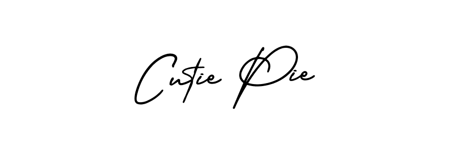 You should practise on your own different ways (AmerikaSignatureDemo-Regular) to write your name (Cutie Pie) in signature. don't let someone else do it for you. Cutie Pie signature style 3 images and pictures png