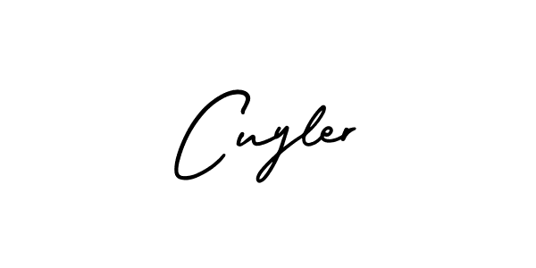 Create a beautiful signature design for name Cuyler. With this signature (AmerikaSignatureDemo-Regular) fonts, you can make a handwritten signature for free. Cuyler signature style 3 images and pictures png