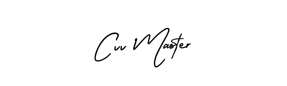 The best way (AmerikaSignatureDemo-Regular) to make a short signature is to pick only two or three words in your name. The name Cvv Master include a total of six letters. For converting this name. Cvv Master signature style 3 images and pictures png