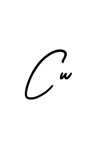 Also we have Cw name is the best signature style. Create professional handwritten signature collection using AmerikaSignatureDemo-Regular autograph style. Cw signature style 3 images and pictures png