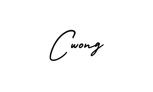 Cwong stylish signature style. Best Handwritten Sign (AmerikaSignatureDemo-Regular) for my name. Handwritten Signature Collection Ideas for my name Cwong. Cwong signature style 3 images and pictures png