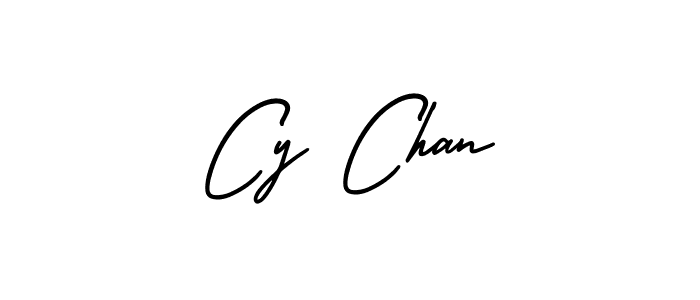 AmerikaSignatureDemo-Regular is a professional signature style that is perfect for those who want to add a touch of class to their signature. It is also a great choice for those who want to make their signature more unique. Get Cy Chan name to fancy signature for free. Cy Chan signature style 3 images and pictures png