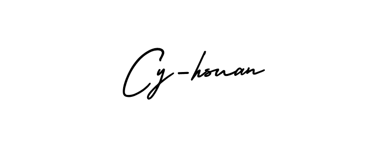 Make a beautiful signature design for name Cy-hsuan. With this signature (AmerikaSignatureDemo-Regular) style, you can create a handwritten signature for free. Cy-hsuan signature style 3 images and pictures png