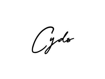 Make a beautiful signature design for name Cyds. Use this online signature maker to create a handwritten signature for free. Cyds signature style 3 images and pictures png