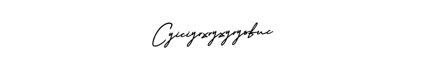 You should practise on your own different ways (AmerikaSignatureDemo-Regular) to write your name (Cyiciyrxryxyrysfuc) in signature. don't let someone else do it for you. Cyiciyrxryxyrysfuc signature style 3 images and pictures png