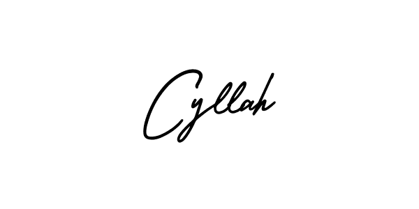 if you are searching for the best signature style for your name Cyllah. so please give up your signature search. here we have designed multiple signature styles  using AmerikaSignatureDemo-Regular. Cyllah signature style 3 images and pictures png