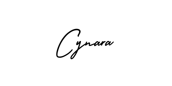Cynara stylish signature style. Best Handwritten Sign (AmerikaSignatureDemo-Regular) for my name. Handwritten Signature Collection Ideas for my name Cynara. Cynara signature style 3 images and pictures png